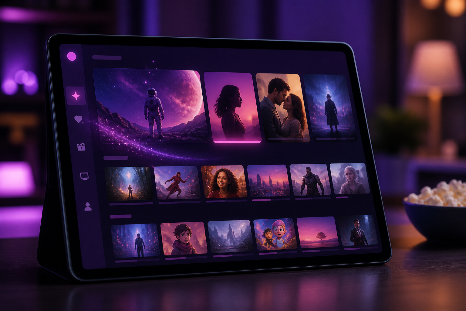 AI recommendation streaming app