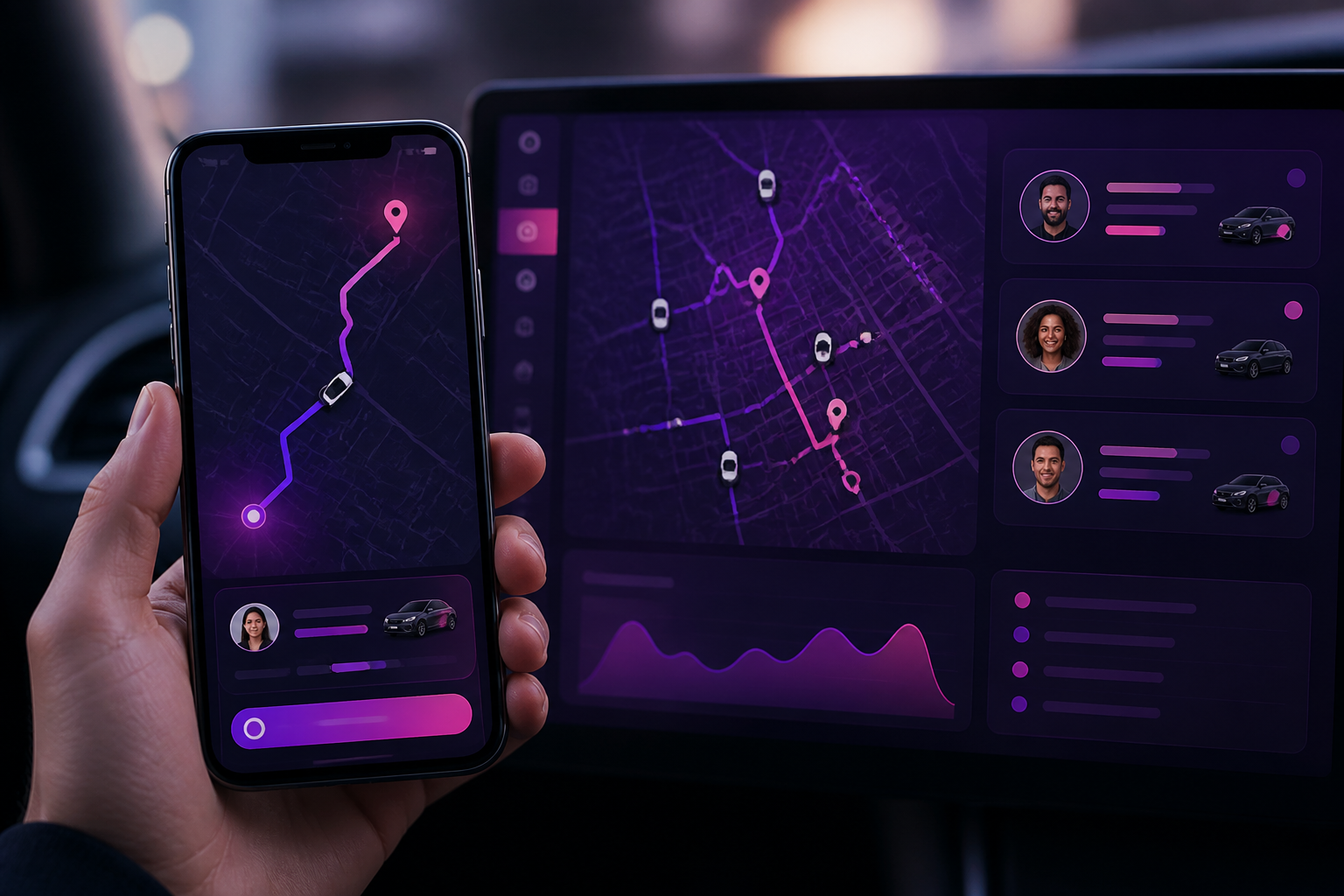 AI rideshare style app