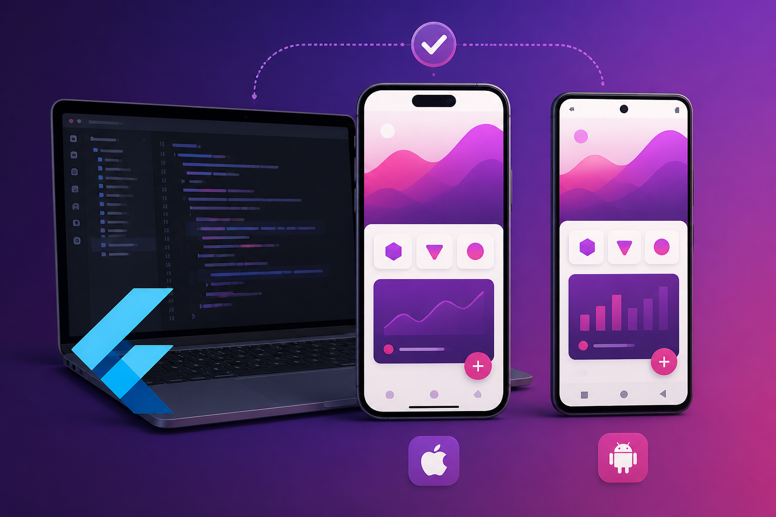 Flutter cross-platform app development